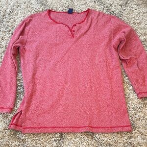 GAP Red Long Sleeve Tee